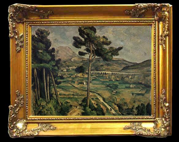 framed  Paul Cezanne Mont Sainte, Ta092